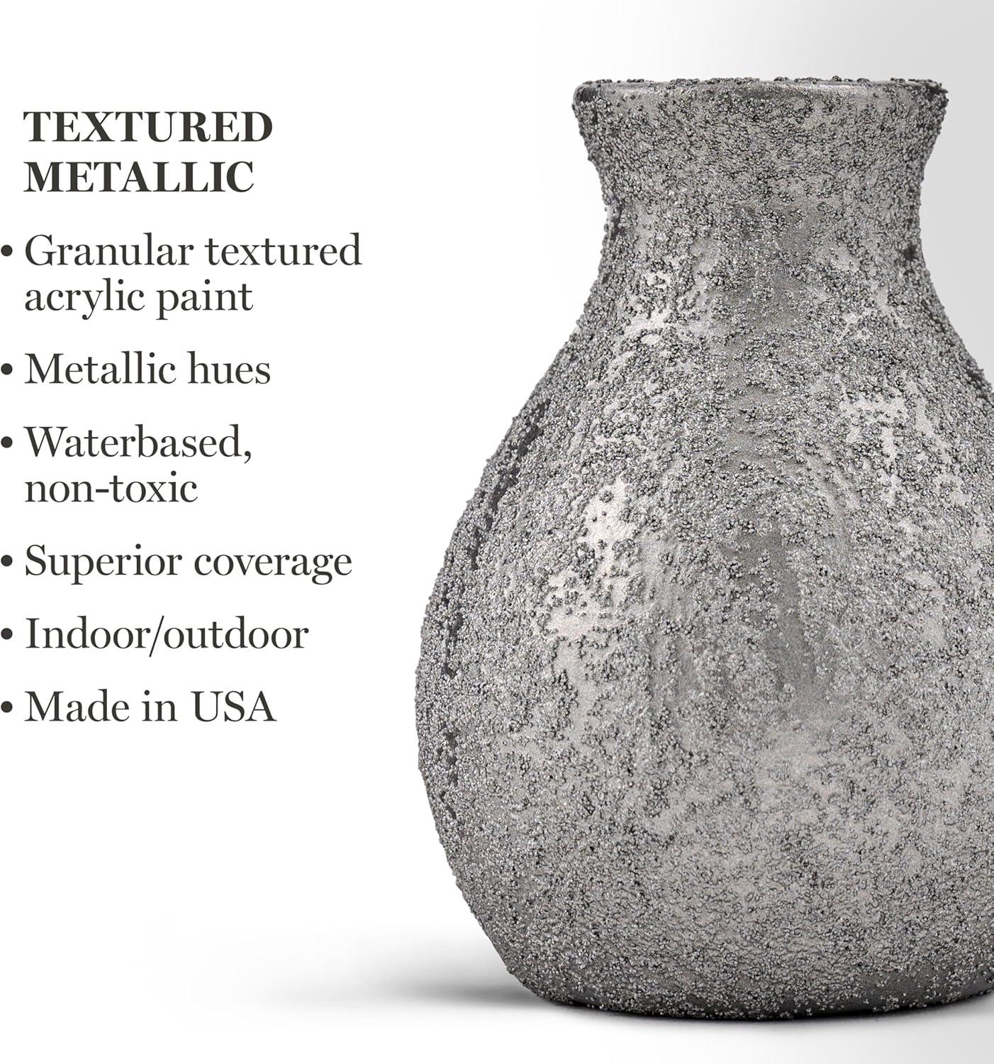 imageMartha Stewart Specialty Texture Metallic Paint Set 6 Pc