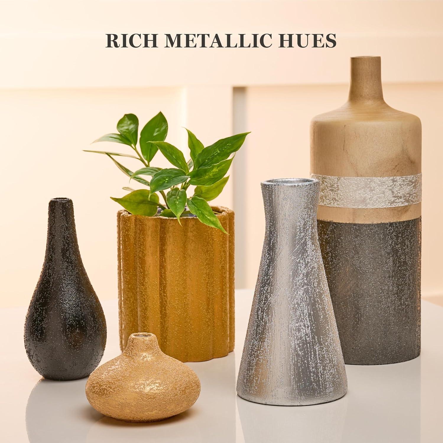 imageMartha Stewart Specialty Texture Metallic Paint Set 6 Pc