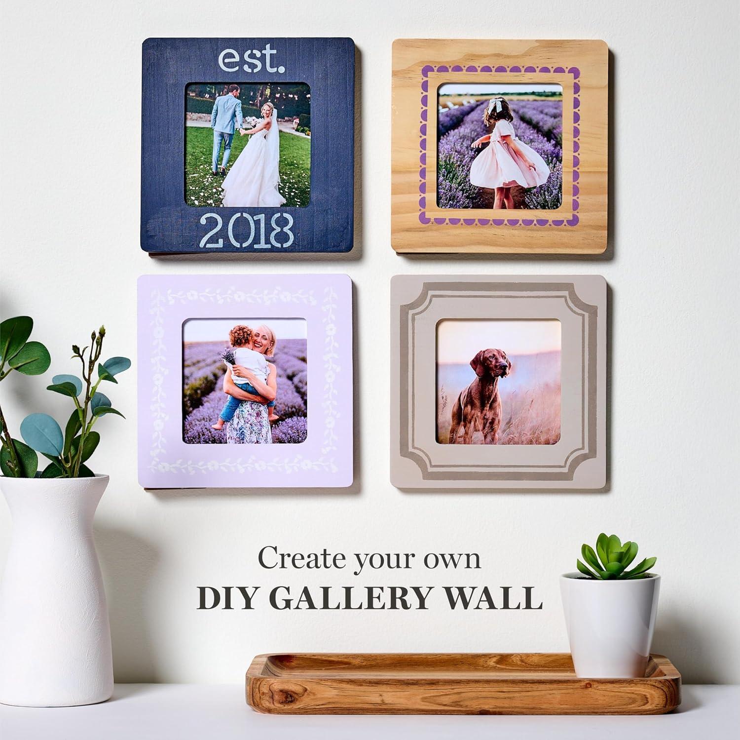 imageMartha Stewart Square Wood Frames Set 6 pcs