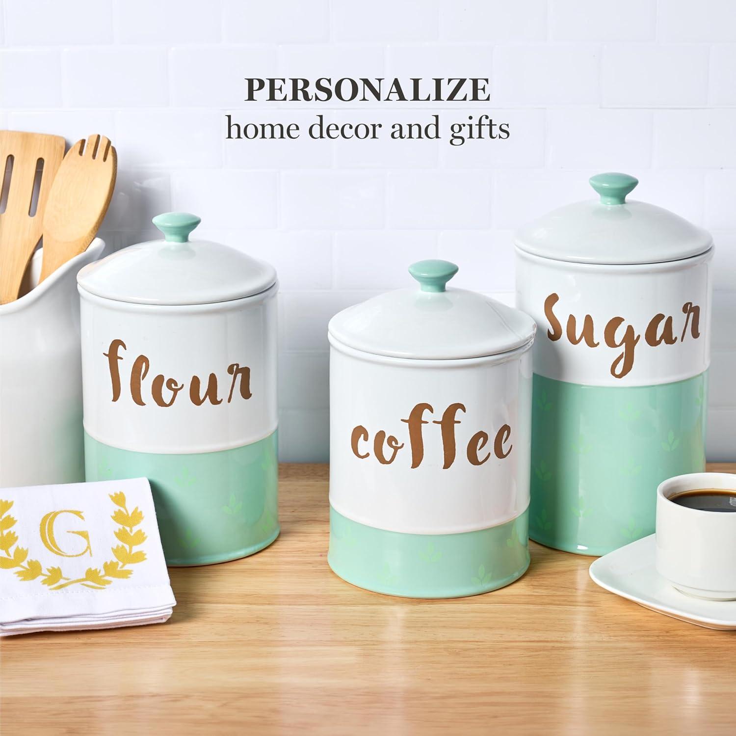 imageMartha Stewart Vintage Florals Stencils Stamps and Tools Kit 14 pcModern Fonts