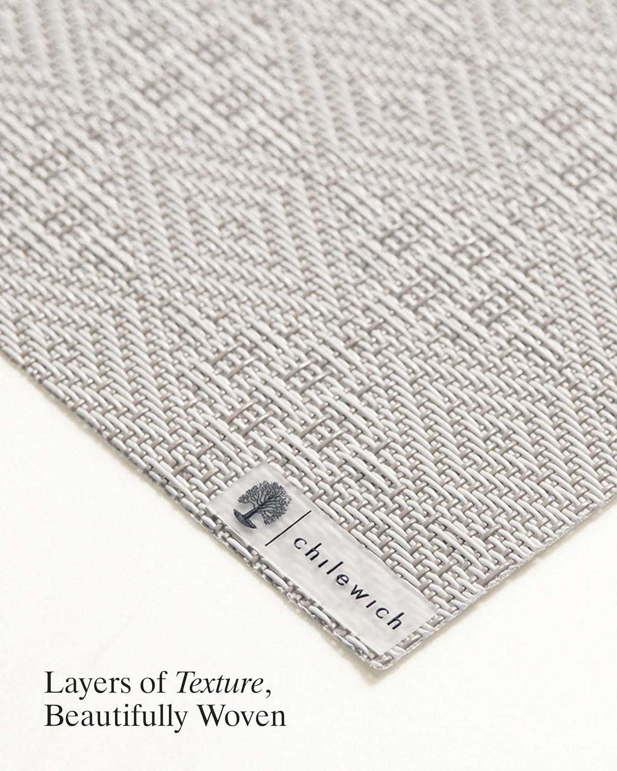 imageMartha by Martha Stewart Chilewich Boxwood Table Runner in Burnt Coral Easy Care Woven Textile IndoorOutdoor StainFade Resistant 14 x 72Flax