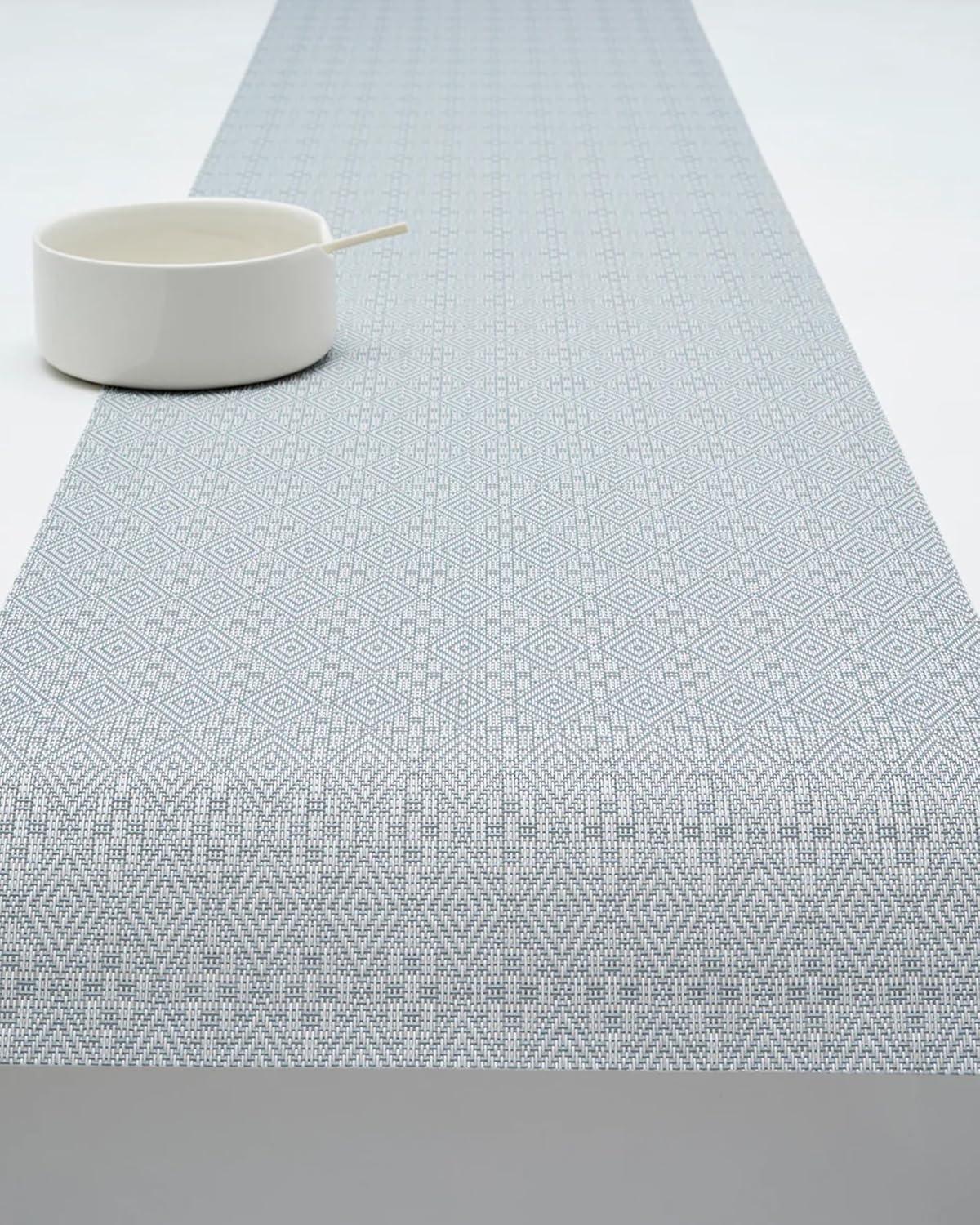imageMartha by Martha Stewart Chilewich Boxwood Table Runner in Burnt Coral Easy Care Woven Textile IndoorOutdoor StainFade Resistant 14 x 72Sea