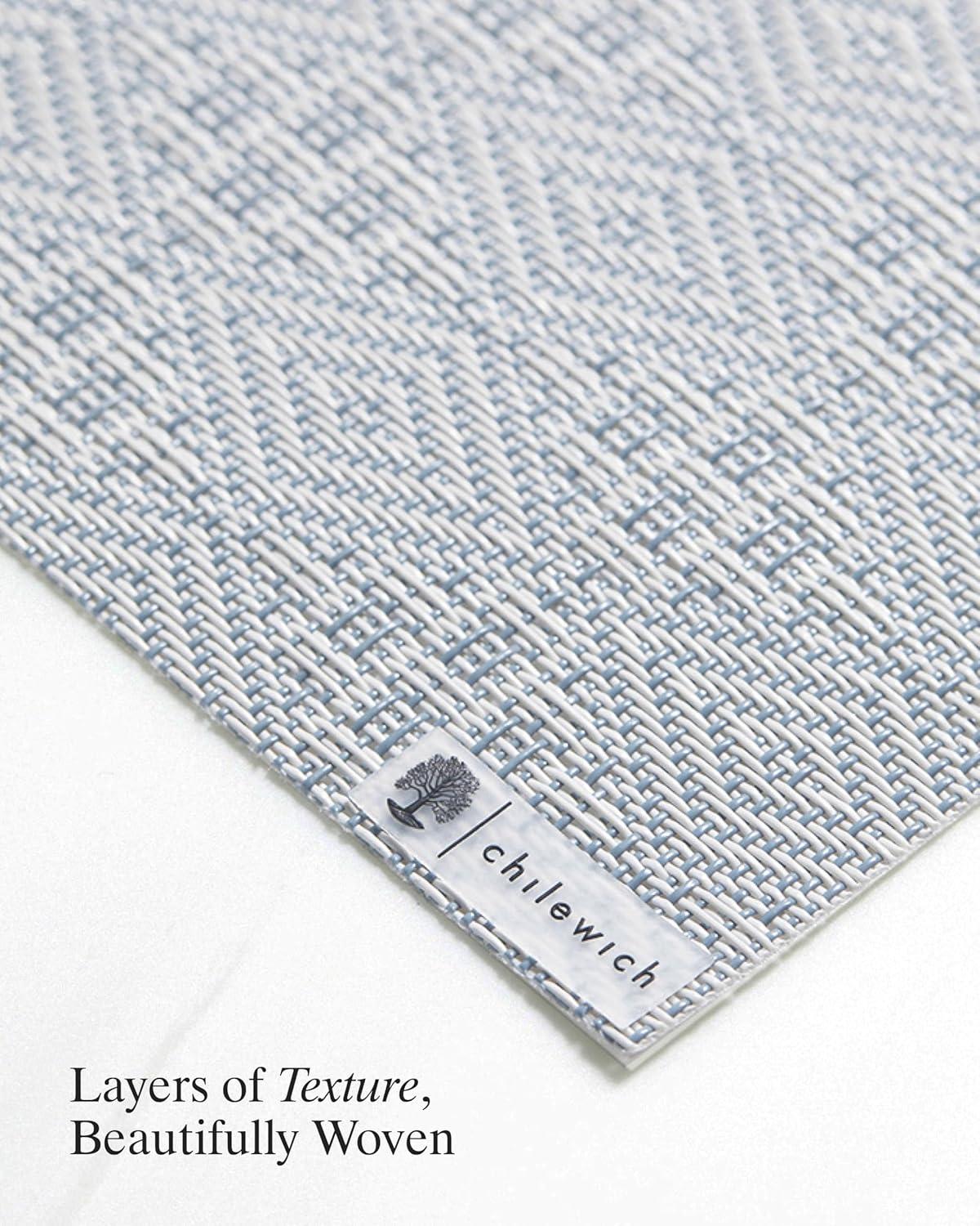 imageMartha by Martha Stewart Chilewich Boxwood Table Runner in Burnt Coral Easy Care Woven Textile IndoorOutdoor StainFade Resistant 14 x 72Sea