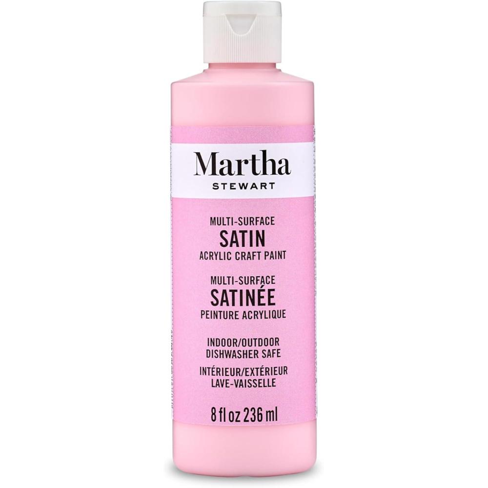 imageMartha Stewart Craft Paint Vanilla Bean 8 fl oz Premium Satin Finish Paint Perfect For Easy To Apply DIY Arts And Crafts 68689Poodle Skirt