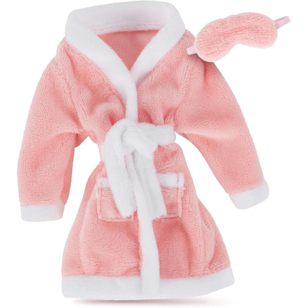 imageMartha Stewart Expansion Pack Plush Robe and Sleep Mask for Martha on The Mantel Elf Funny Secret Santa Collectible White Elephant Stocking Stuffer GiftExpansion Pack 1