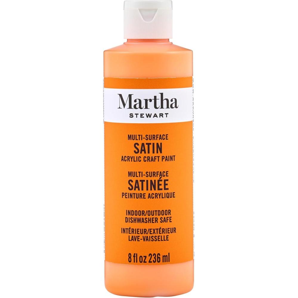 imageMartha Stewart Glitter Acrylic Craft Paint Florentine Gold 8 ozOrange Floatie