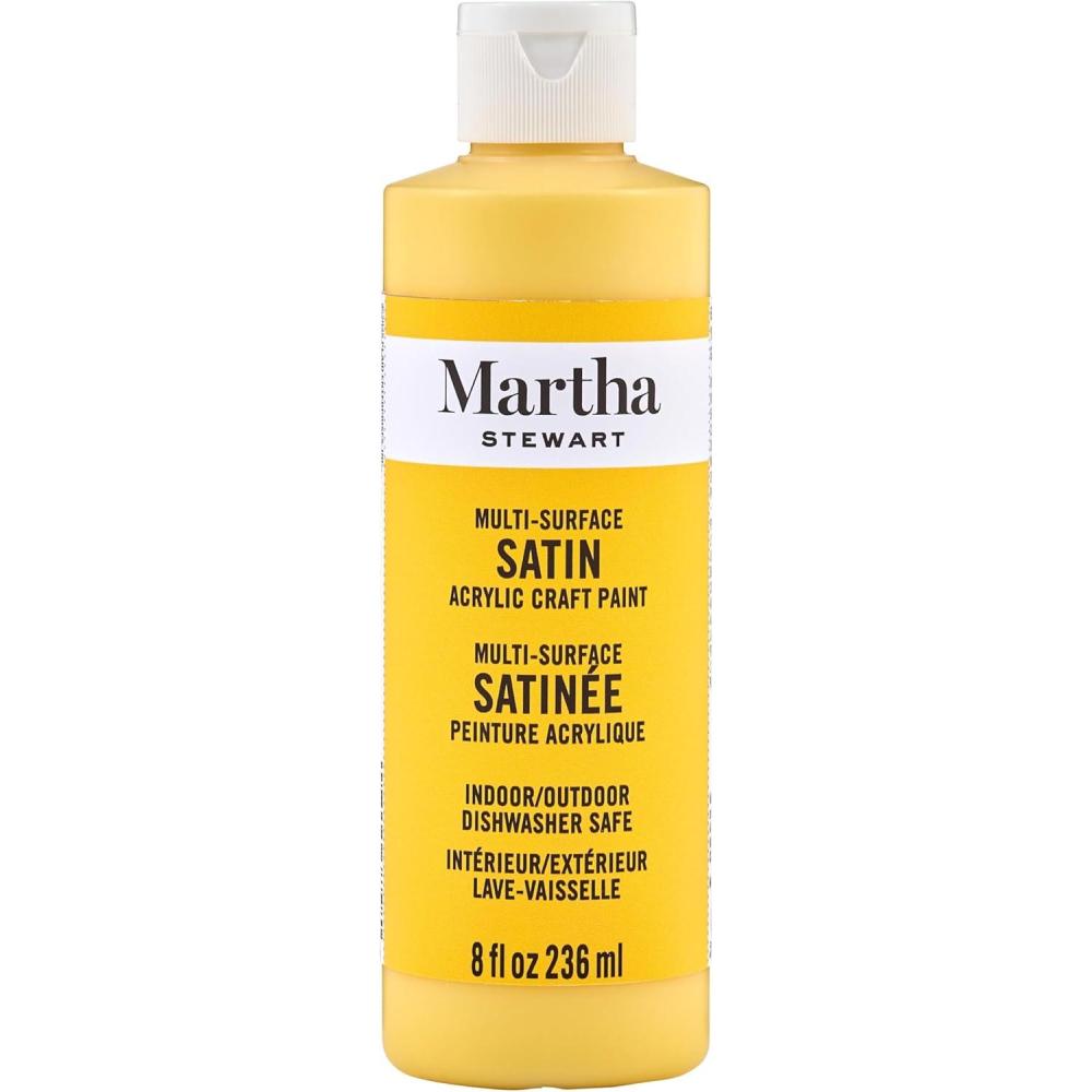 imageMartha Stewart Glitter Acrylic Craft Paint Florentine Gold 8 ozYellow Jacket
