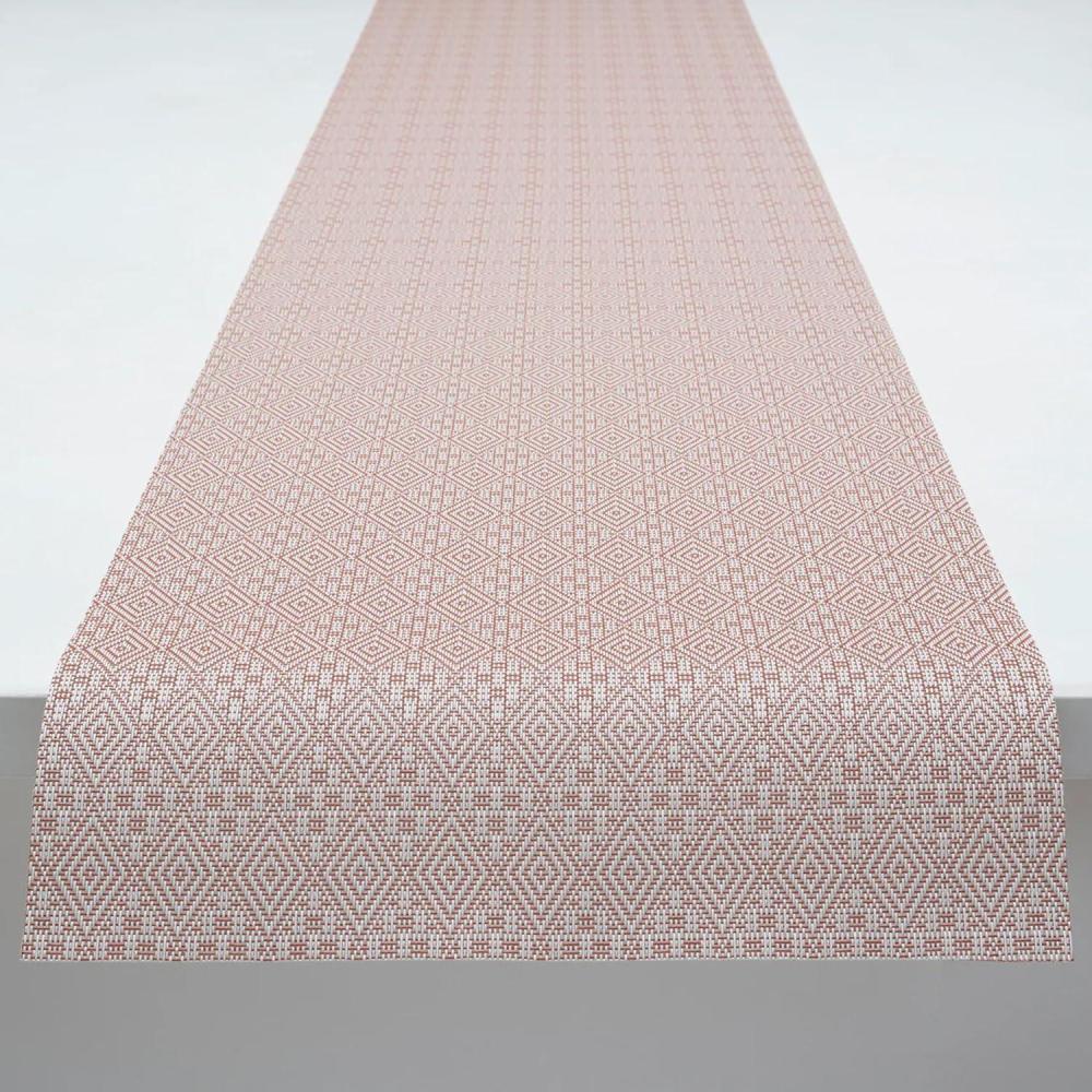 imageMartha by Martha Stewart Chilewich Boxwood Table Runner in Burnt Coral Easy Care Woven Textile IndoorOutdoor StainFade Resistant 14 x 72Burnt Coral