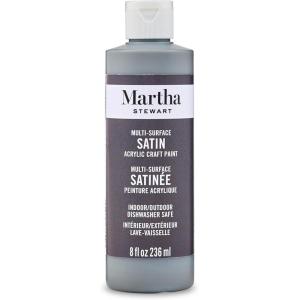Martha Stewart, Craft Paint, Vanilla Bean, 8 fl oz Premium Satin Finish Paint, Perfect For Easy To Apply DIY Arts And Crafts, 68689(Arrowhead)