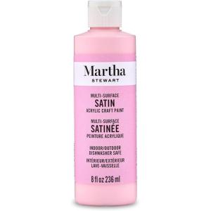 Martha Stewart, Craft Paint, Vanilla Bean, 8 fl oz Premium Satin Finish Paint, Perfect For Easy To Apply DIY Arts And Crafts, 68689(Poodle Skirt)