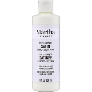 Martha Stewart, Craft Paint, Vanilla Bean, 8 fl oz Premium Satin Finish Paint, Perfect For Easy To Apply DIY Arts And Crafts, 68689(Wedding Cake)