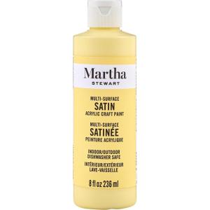 Martha Stewart Glitter Acrylic Craft Paint, Florentine Gold, 8 oz(Couscous)