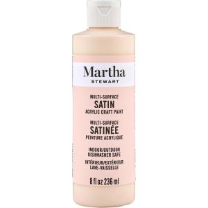 Martha Stewart Glitter Acrylic Craft Paint, Florentine Gold, 8 oz(Porcelain Doll)