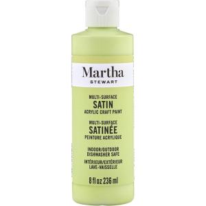 Martha Stewart Glitter Acrylic Craft Paint, Florentine Gold, 8 oz(Scallion)