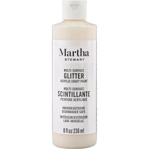 Martha Stewart Glitter Acrylic Craft Paint, Florentine Gold, 8 oz(Sugar Cube)