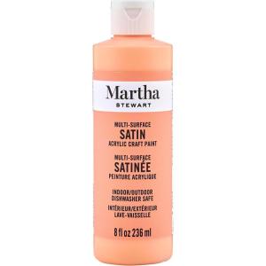 Martha Stewart Glitter Acrylic Craft Paint, Florentine Gold, 8 oz(Wild Salmon)