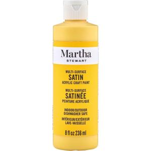 Martha Stewart Glitter Acrylic Craft Paint, Florentine Gold, 8 oz(Yellow Jacket)