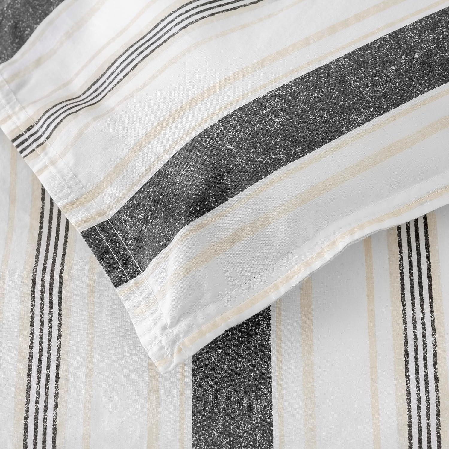 imageMARTHA STEWART Natalie King Size Duvet 3 Piece Set1 Duvet Cover 2 Pillow Shams Crinkle Velvet Texture Soft amp Royal Machine Wash 104x92 with Button Closure ChampagneIron Gate