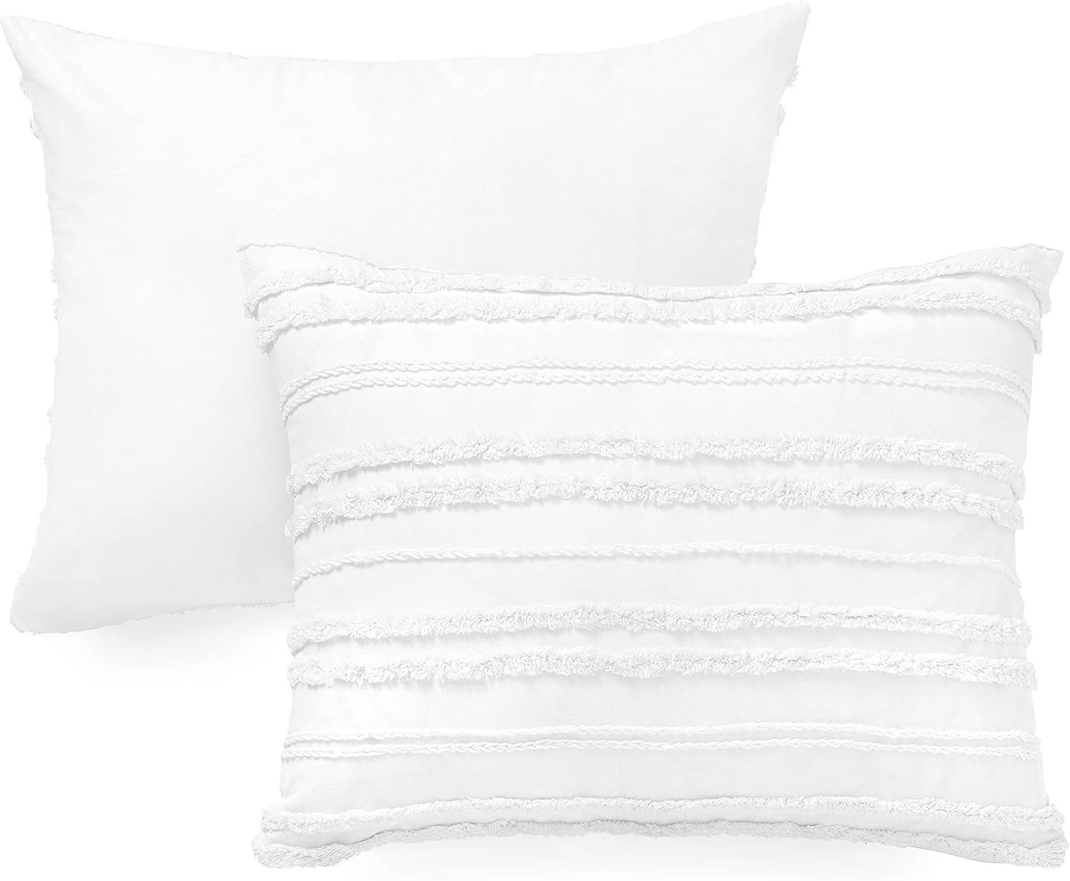 imageMARTHA STEWART Natalie King Size Duvet 3 Piece Set1 Duvet Cover 2 Pillow Shams Crinkle Velvet Texture Soft amp Royal Machine Wash 104x92 with Button Closure ChampagneTextured White