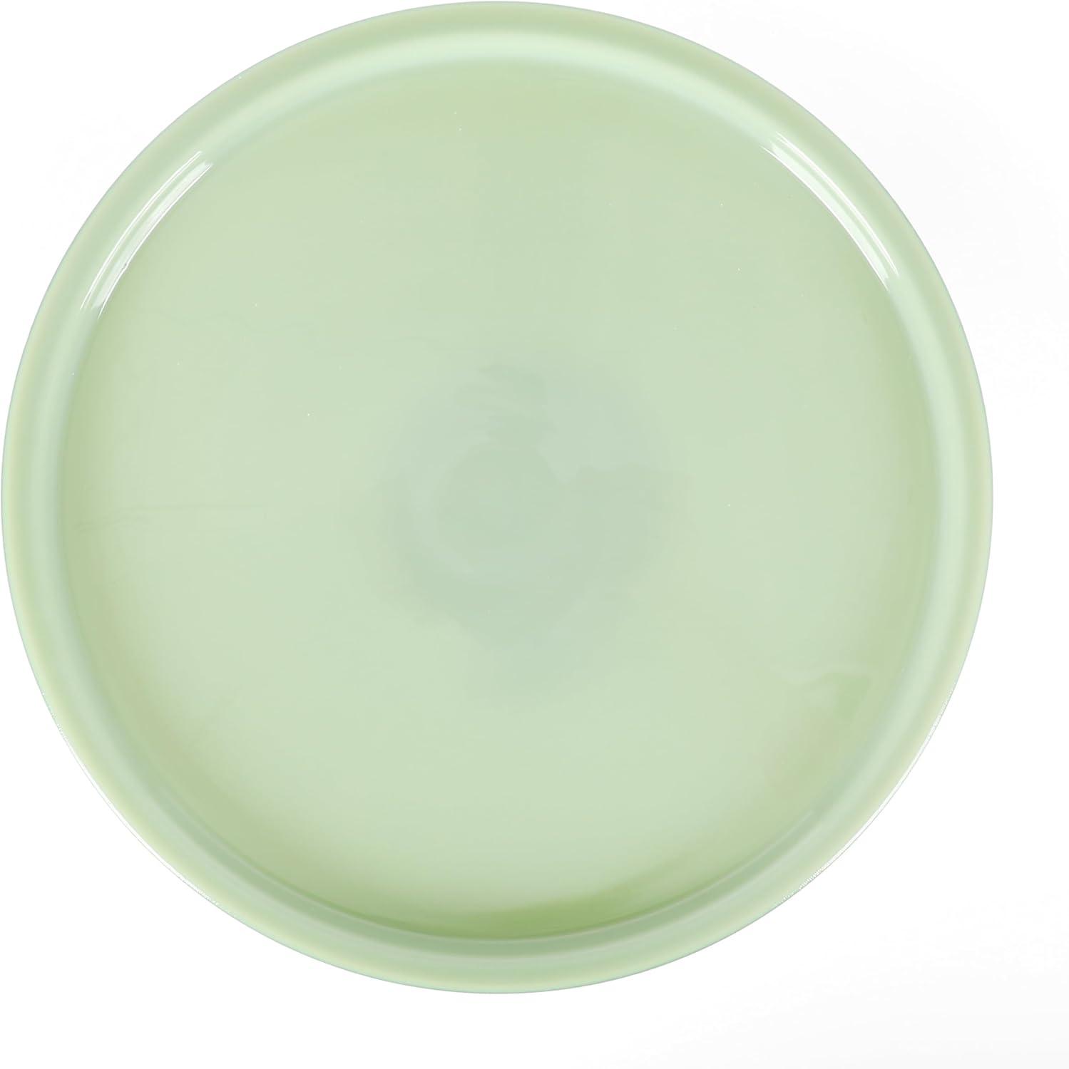 imageMartha Stewart 12 x 57 Stoneware Cake Stand W Server WhiteGreen 10