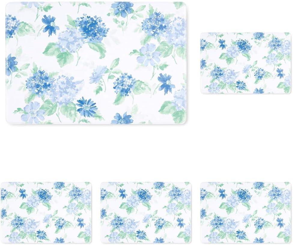 imageMartha Stewart Amber Floral Daisy Stripe Reverisble Water Resistant Kitchen Mat PinkYellow 20x39BluePurpleGreen