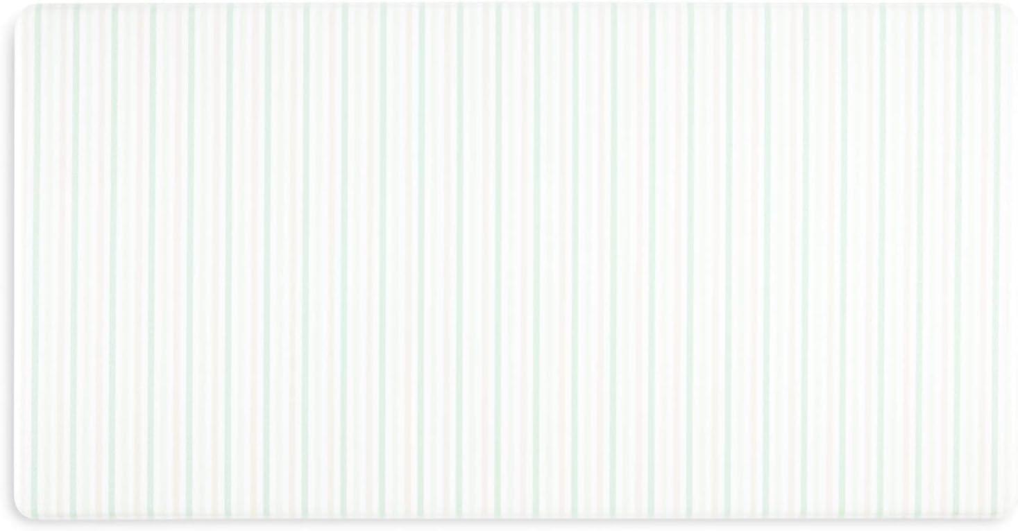 imageMartha Stewart Amber Floral Daisy Stripe Reverisble Water Resistant Kitchen Mat PinkYellow 20x39PinkYellowGreen