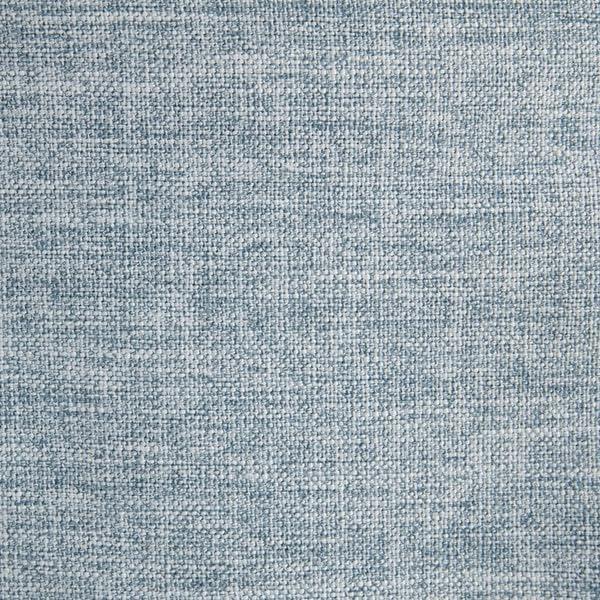 imageMartha Stewart Cocktail Ottoman for Living Room Fully Upholstered Button Tufted Round Ottoman Footrest Pleated Skirt Extra Seating Bedroom Ottoman Furniture Decor Terry 32 W Light BlueLight Blue