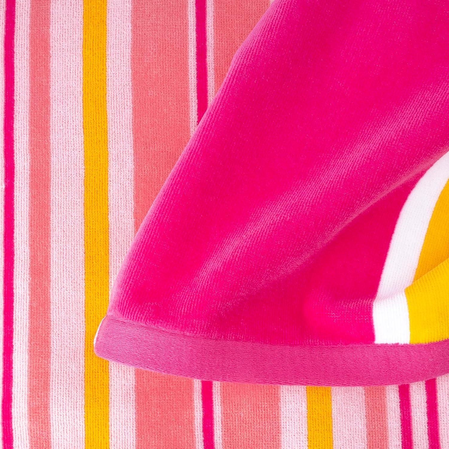 imageMartha Stewart Egyptian Cotton Bath Towels Set 6 Piece 2 Bath Towels 2 Hand Towels 2 Washcloths Absorbent Bathroom Towels Bathroom Essentials OysterX Coral Pink