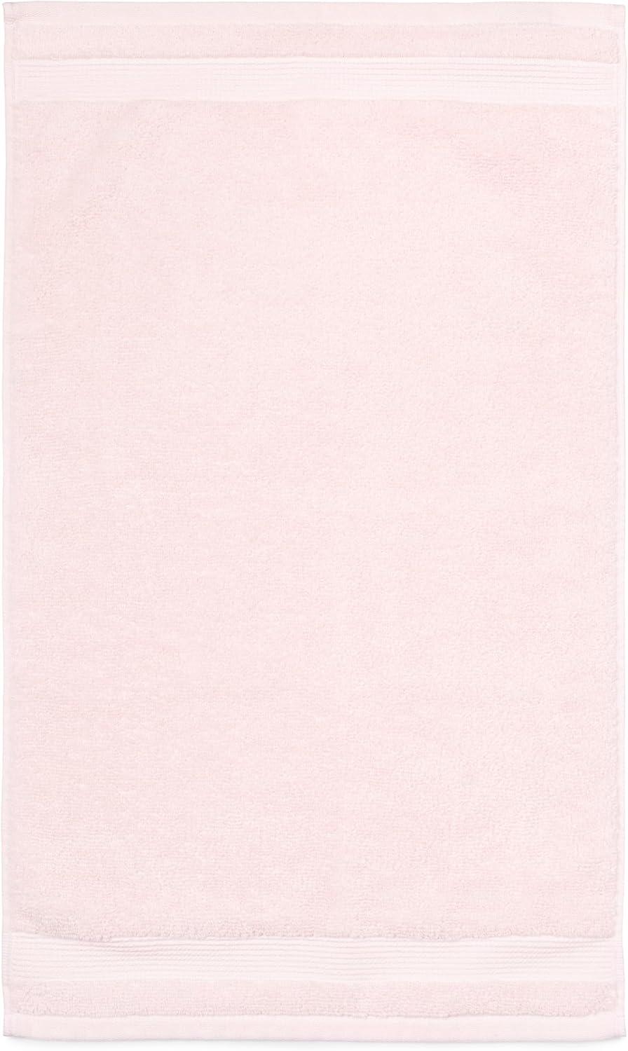 imageMartha Stewart Egyptian Cotton Bath Towels Set 6 Piece 2 Bath Towels 2 Hand Towels 2 Washcloths Absorbent Bathroom Towels Bathroom Essentials OysterX Blush Pink