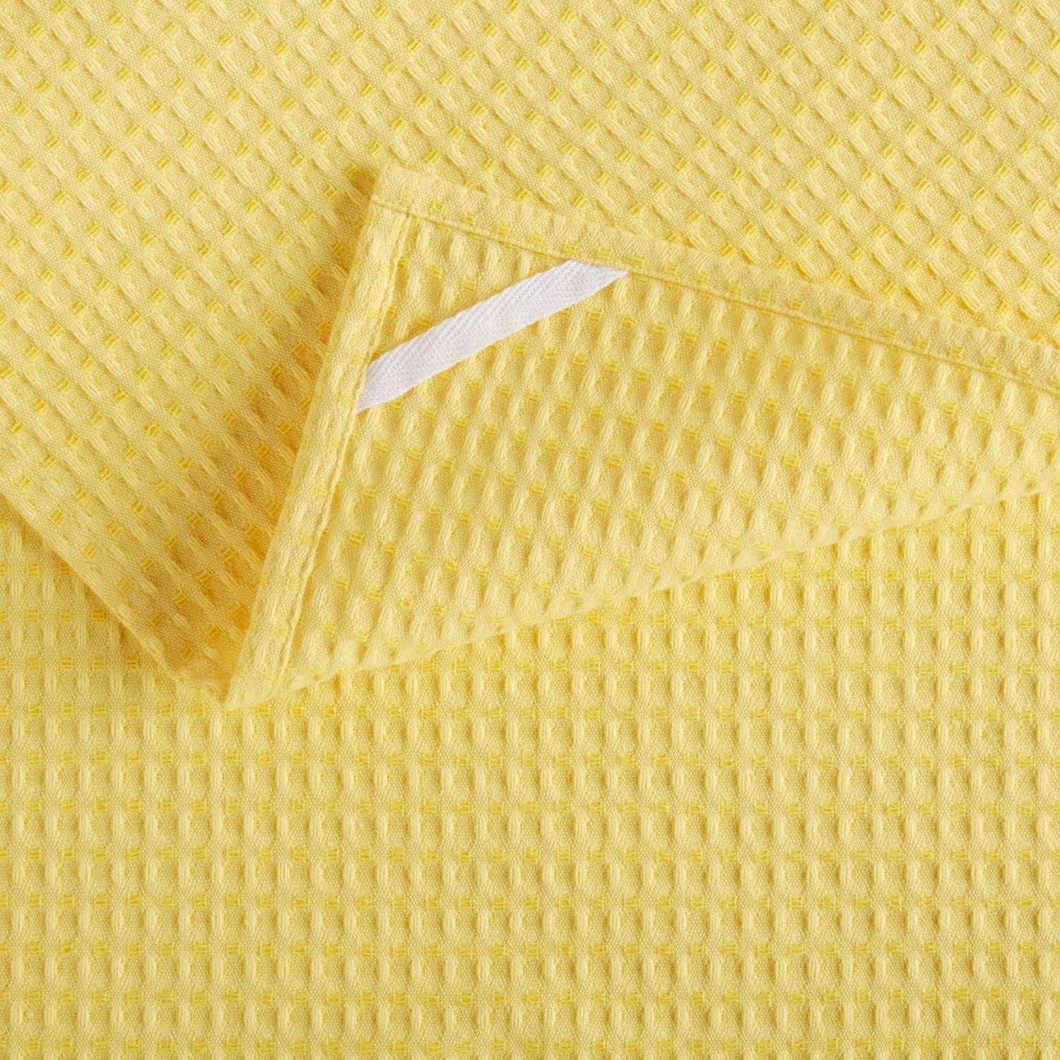 imageMartha Stewart LintFree Kitchen Towel 3Pack Set Iris 18x28Lots of Lemons
