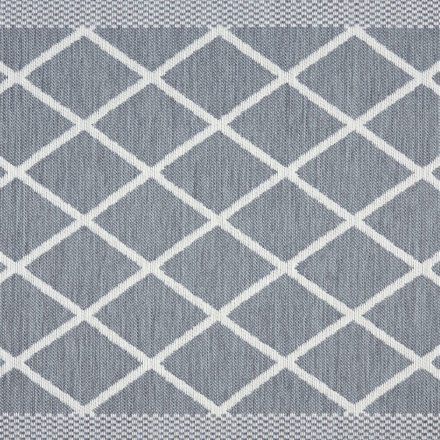 imageMartha Stewart Miles Modern Diamond AntiFatigue AirInfused Kitchen Mat Beige 196x32Blue