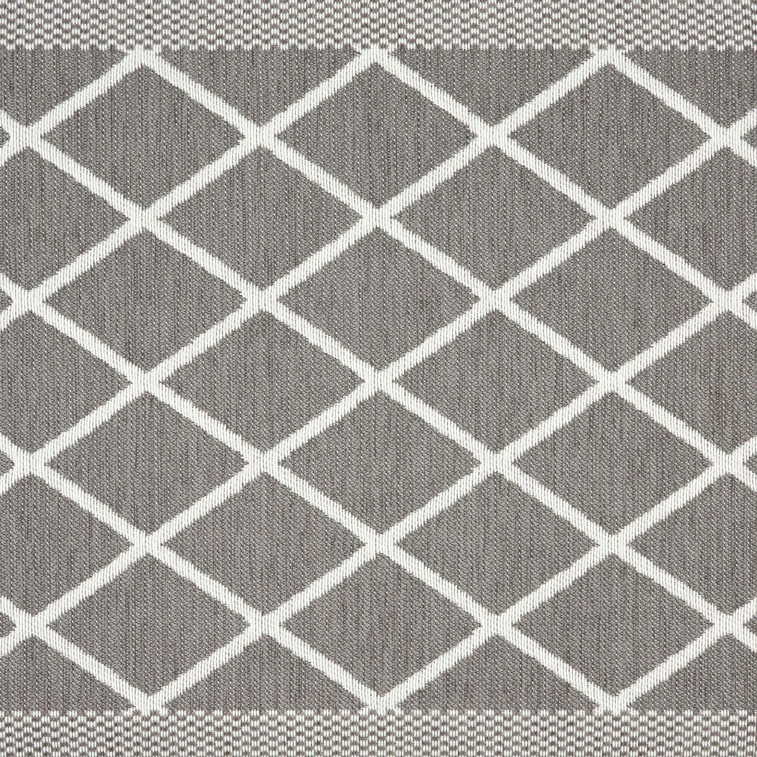 imageMartha Stewart Miles Modern Diamond AntiFatigue AirInfused Kitchen Mat Beige 196x32Grey