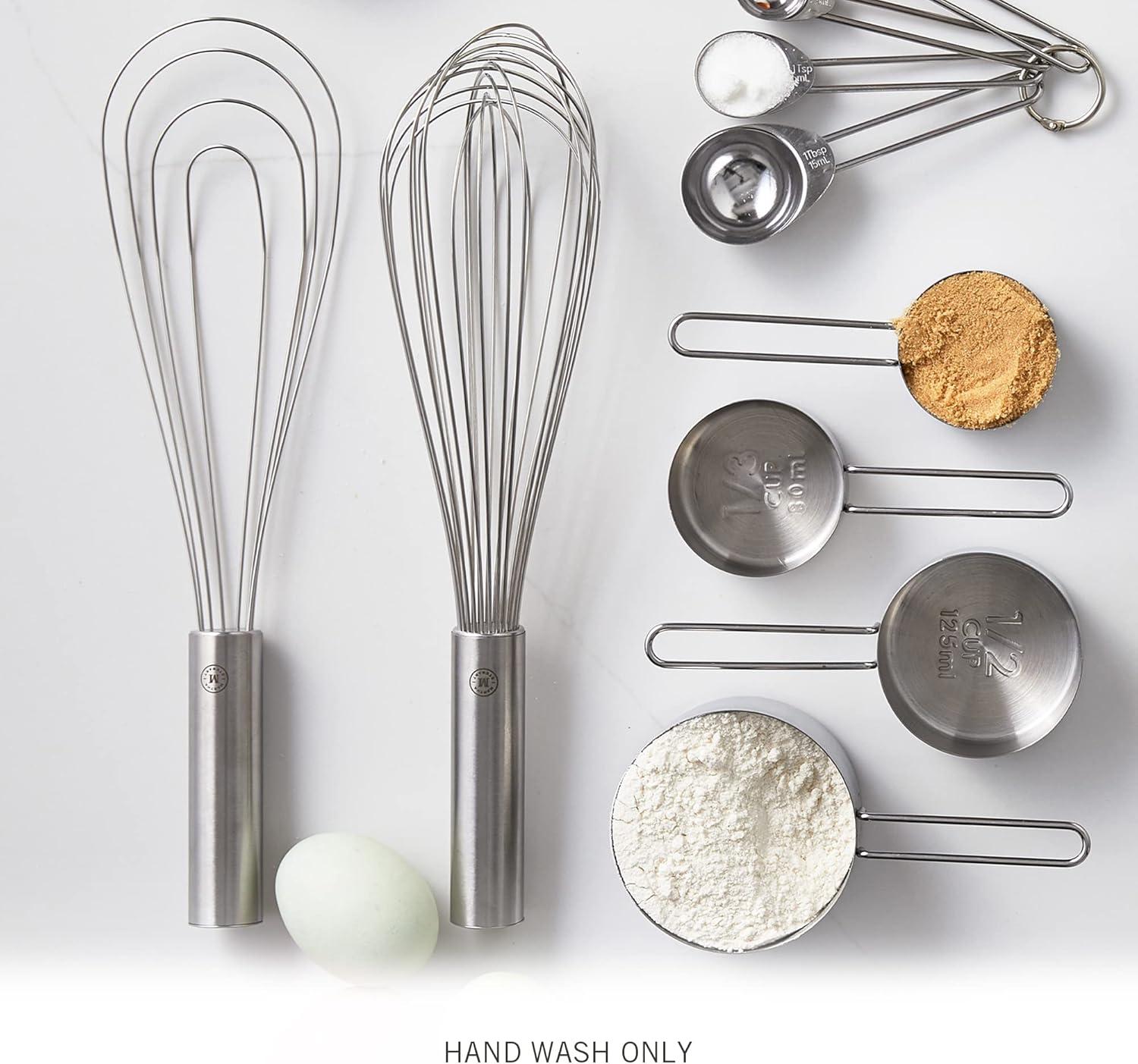 imageMartha Stewart Richburn 2pc 12 Stainless Steel Balloon amp Flat Whisk Satin Finish