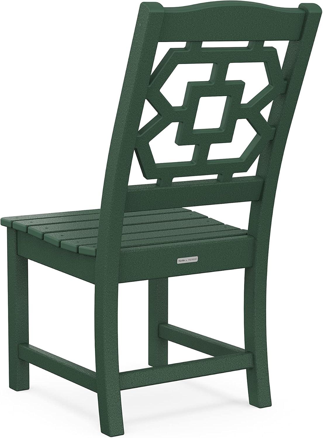 imageMartha Stewart by POLYWOOD Chinoiserie 7Piece Farmhouse Dining Set in SandGreen