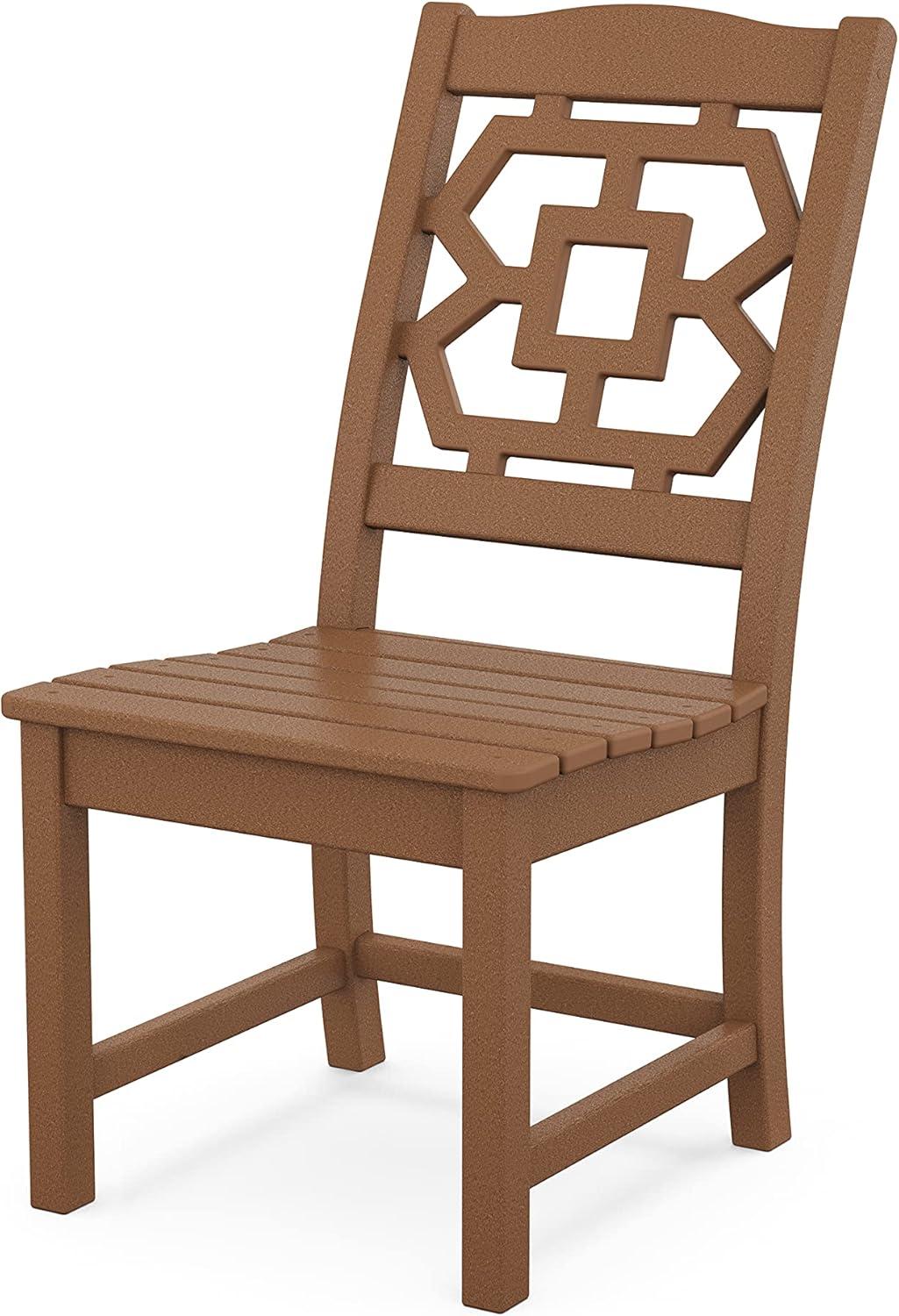imageMartha Stewart by POLYWOOD Chinoiserie 7Piece Farmhouse Dining Set in SandTeak