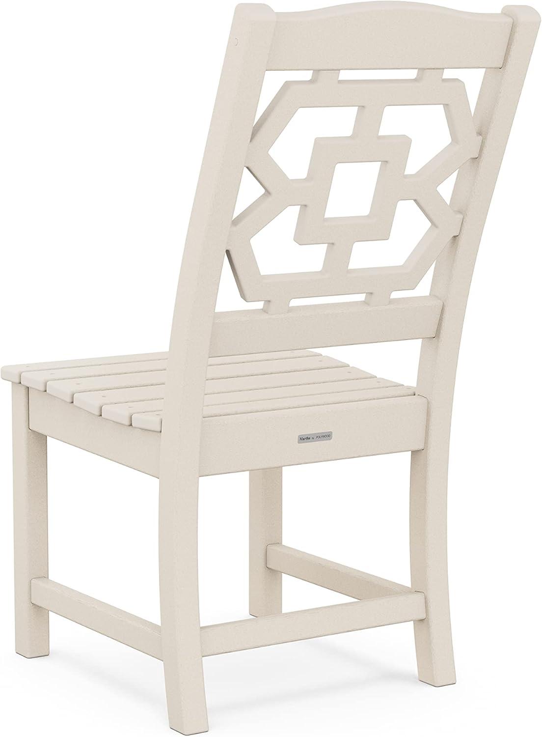 imageMartha Stewart by POLYWOOD Chinoiserie Dining Side Chair in SandSand