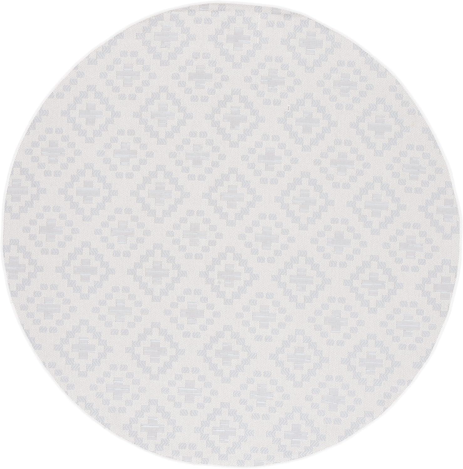 imageMartha Stewart x SAFAVIEH Outdoor Area Rug Collection 67 x 87 Ivory amp Grey Weather Resistant amp Washable Ideal for Patio Backyard Mudroom Deck Dining Space MSRO307FIvoryGrey
