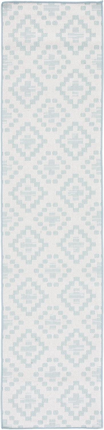 imageMartha Stewart x SAFAVIEH Outdoor Area Rug Collection 67 x 87 Ivory amp Grey Weather Resistant amp Washable Ideal for Patio Backyard Mudroom Deck Dining Space MSRO307FIvoryGrey