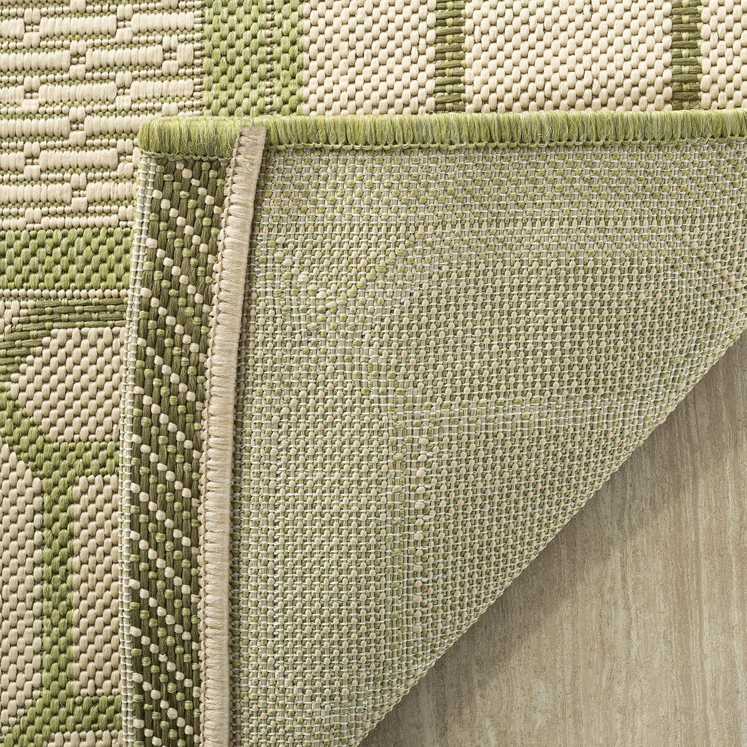 imageMartha Stewart x SAFAVIEH Outdoor Area Rug Collection 8 x 112 Beach Grass Weather Resistant amp Washable Ideal for Patio Backyard Mudroom Deck Dining Space MSR4266218A4Beach Grass