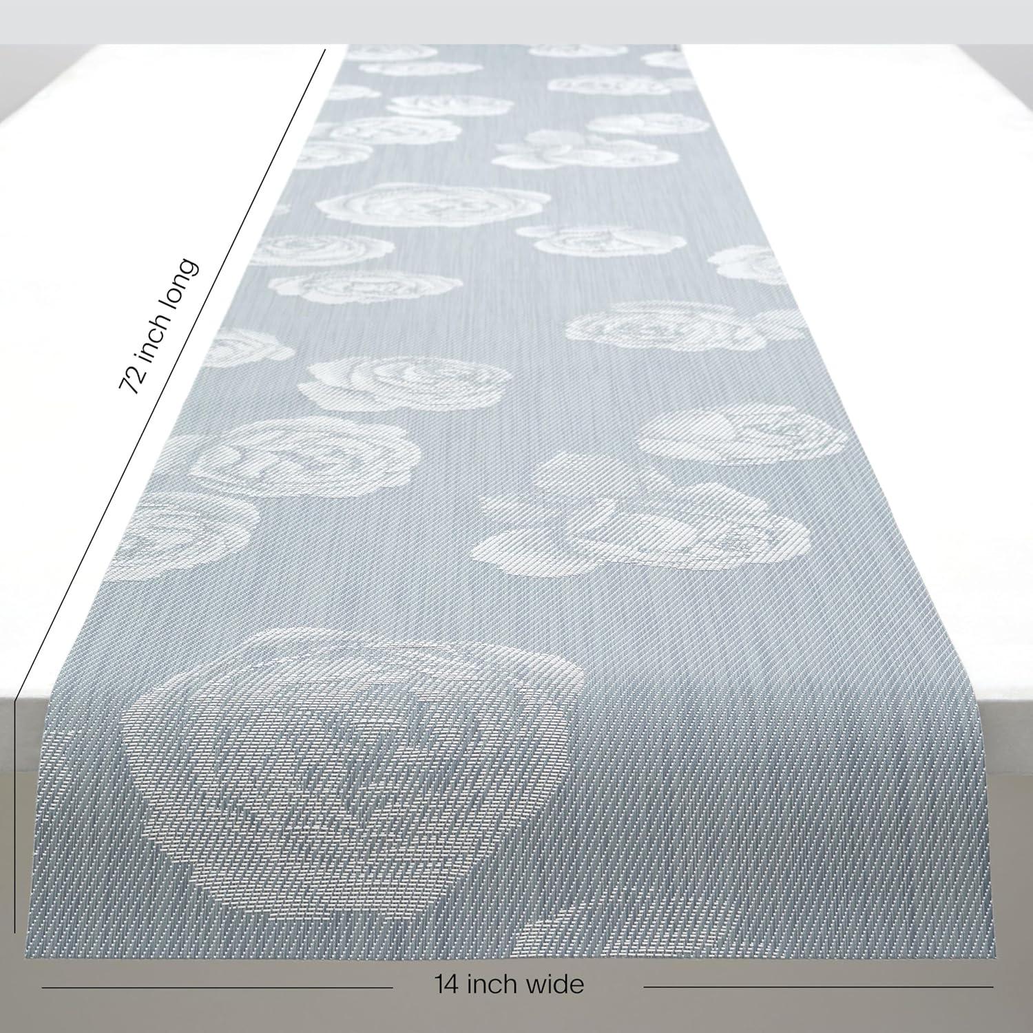 imageMartha by Martha Stewart Chilewich Rosette 14x72 Table Runner in FlaxSea