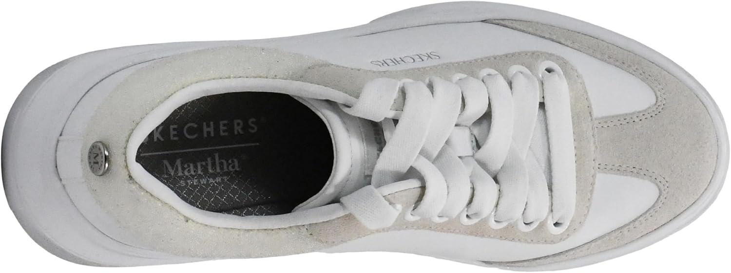 imageSkechers Womens Martha Stewart Cordova Classic Spirit SneakersWhiteSilver