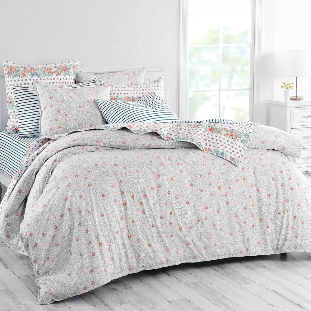 imageMARTHA STEWART Natalie King Size Duvet 3 Piece Set1 Duvet Cover 2 Pillow Shams Crinkle Velvet Texture Soft amp Royal Machine Wash 104x92 with Button Closure ChampagneMulticolor