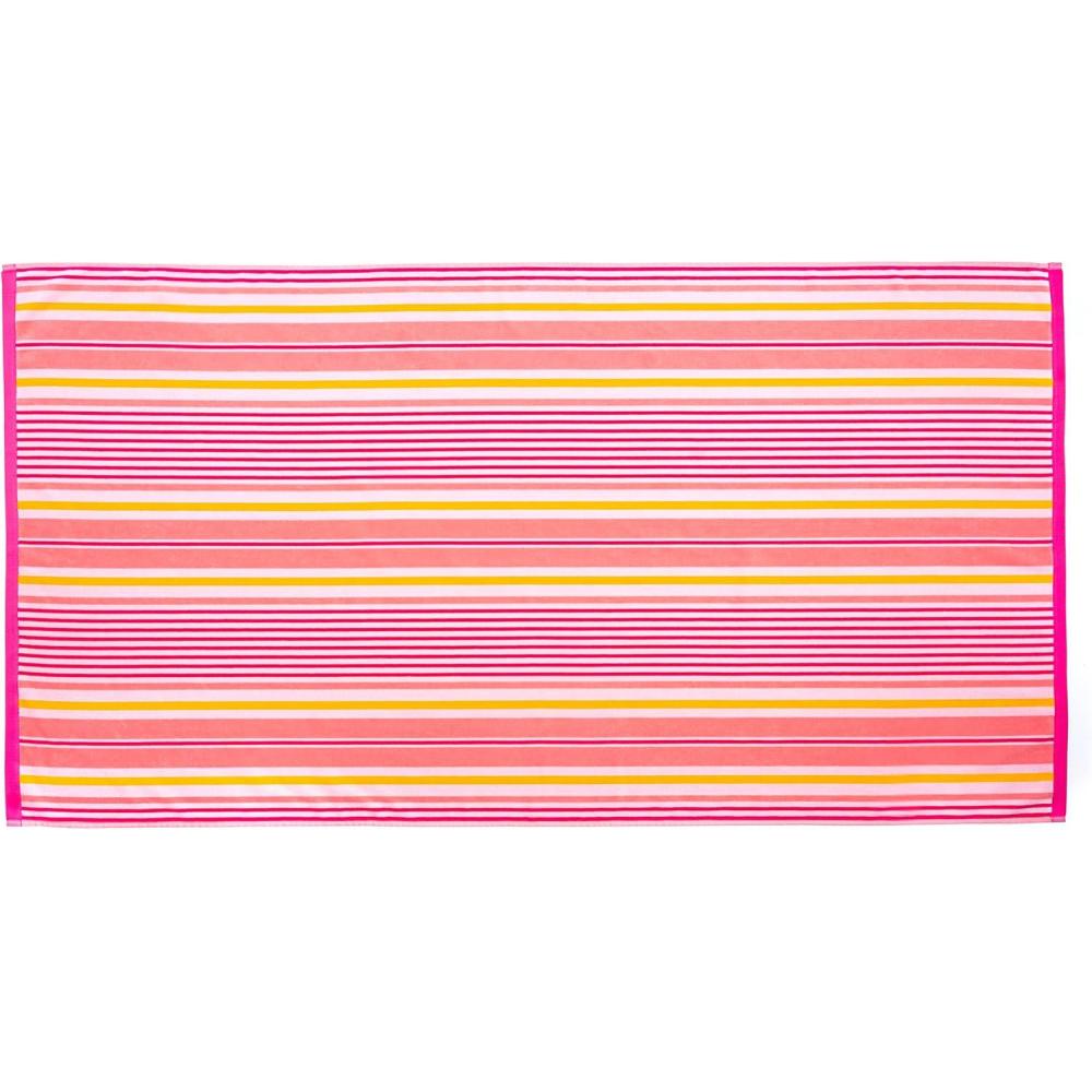 imageMartha Stewart Egyptian Cotton Bath Towels Set 6 Piece 2 Bath Towels 2 Hand Towels 2 Washcloths Absorbent Bathroom Towels Bathroom Essentials OysterX Coral Pink