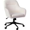 White Boucle/Oil Rubbed Bronze