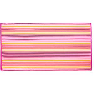 Martha Stewart Egyptian Cotton Bath Towels Set – 6 Piece, 2 Bath Towels – 2 Hand Towels – 2 Washcloths, Absorbent Bathroom Towels, Bathroom Essentials, Oyster(X Coral Pink)