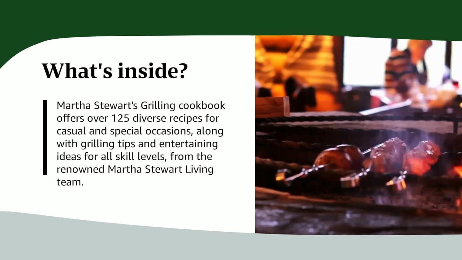 imageMartha Stewarts Grilling 125 Recipes for Gatherings Large and Small A Cookbook