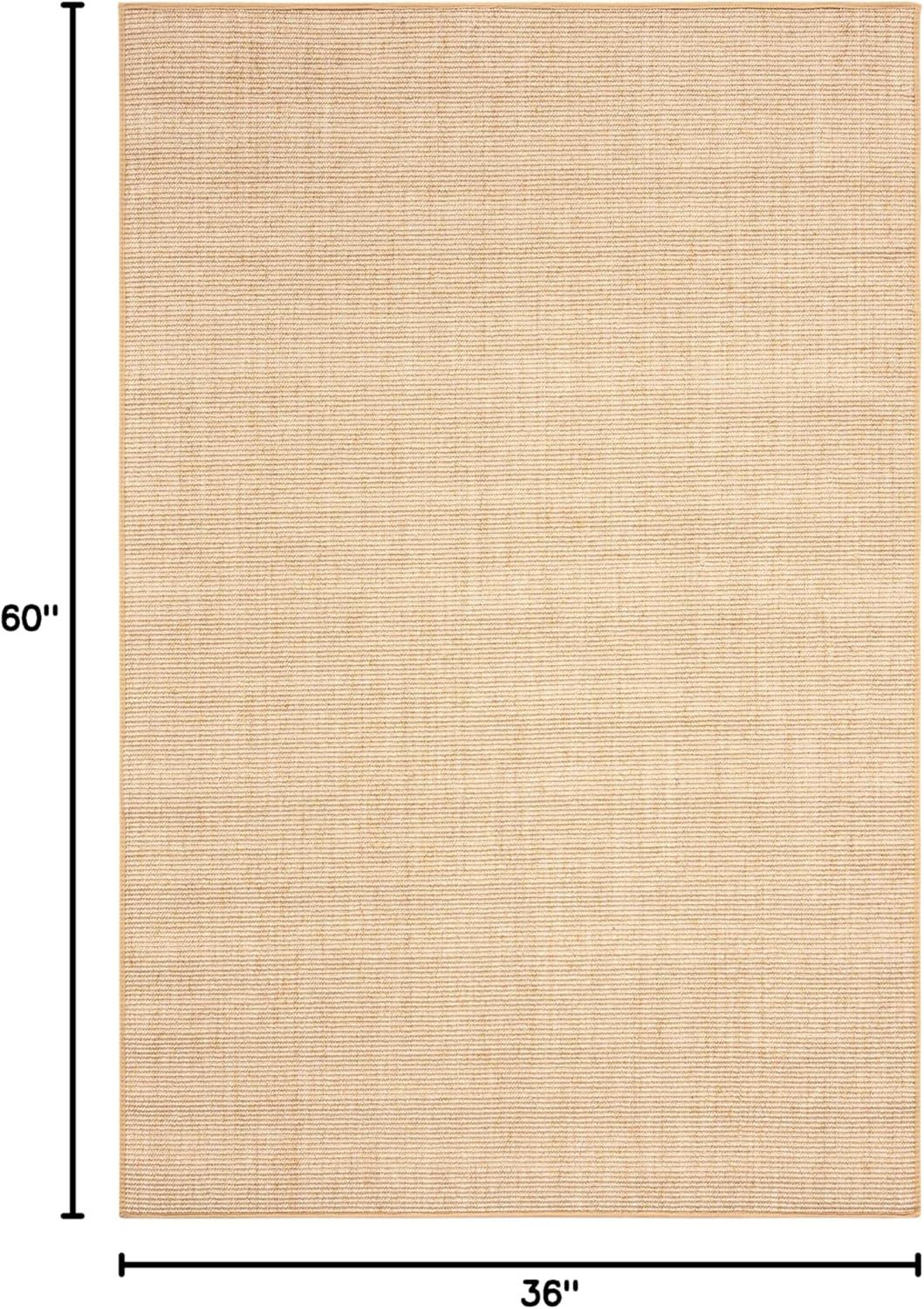 imageMartha Stewart x SAFAVIEH Area Rug Collection 9 x 13 Natural Brown Sisal amp Jute Farmhouse Style Ideal for Living Room Bedroom Office Dining Space MSR9501ABeigeIvory