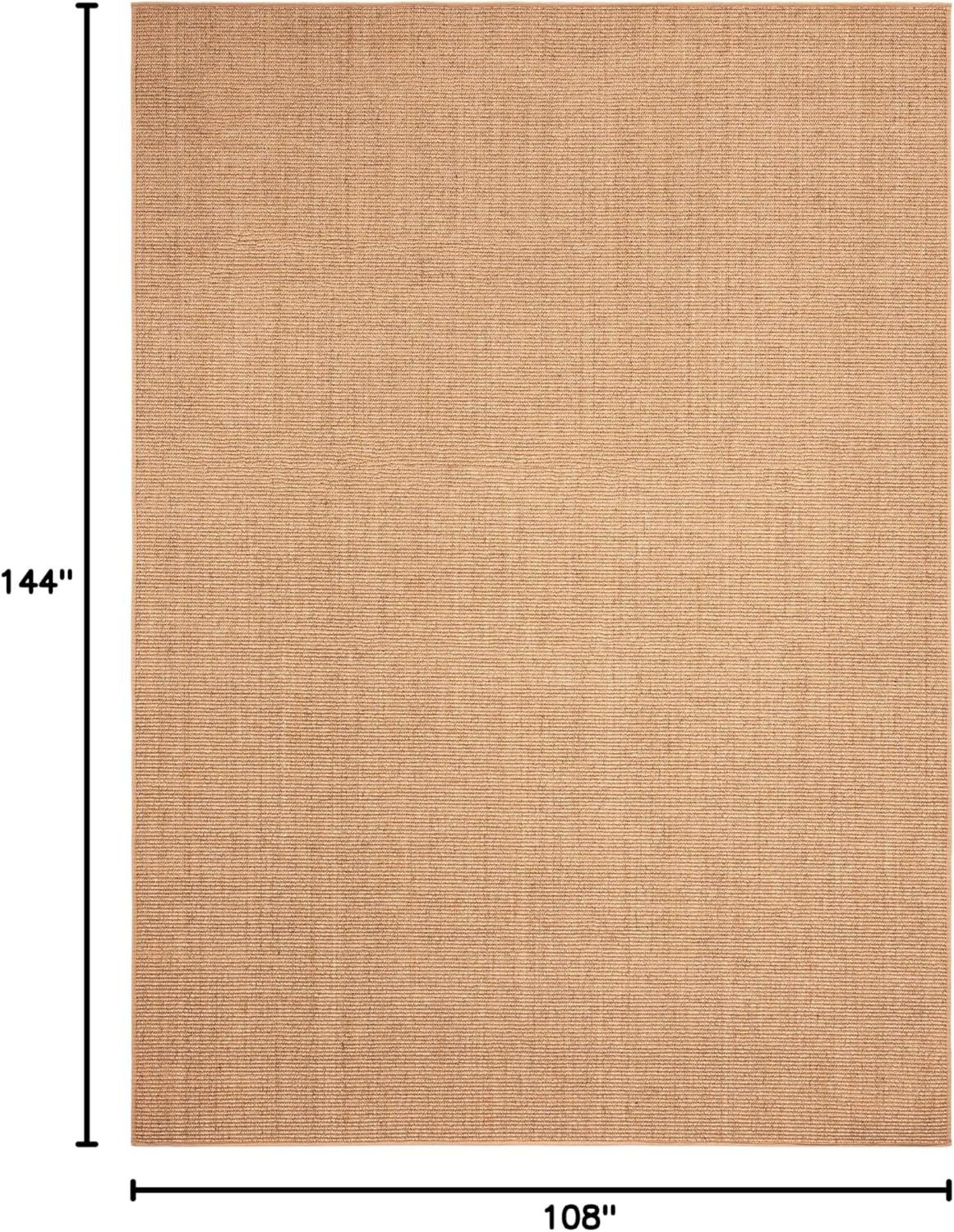imageMartha Stewart x SAFAVIEH Area Rug Collection 9 x 13 Natural Brown Sisal amp Jute Farmhouse Style Ideal for Living Room Bedroom Office Dining Space MSR9501ABeige