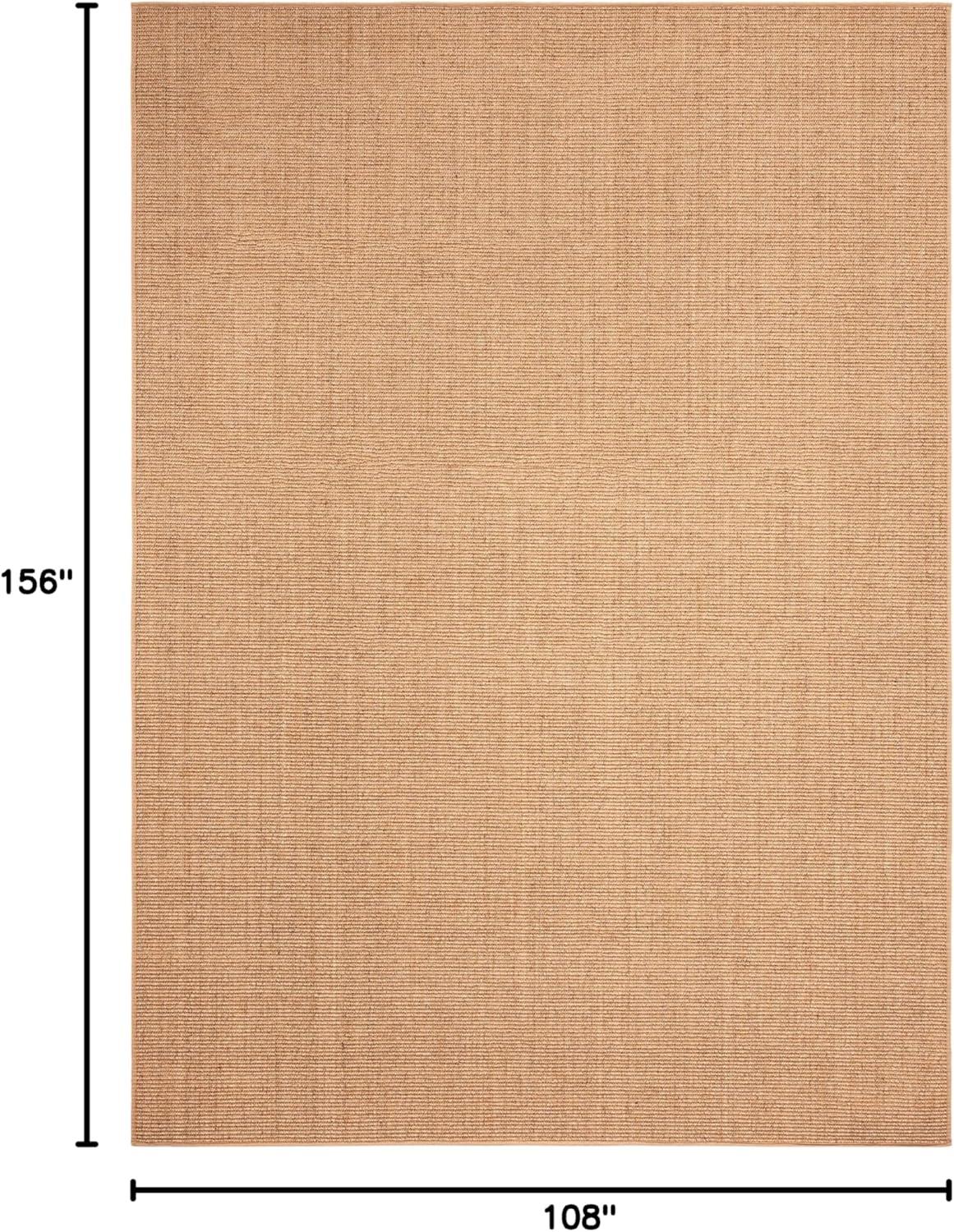 imageMartha Stewart x SAFAVIEH Area Rug Collection 9 x 13 Natural Brown Sisal amp Jute Farmhouse Style Ideal for Living Room Bedroom Office Dining Space MSR9501ABeige