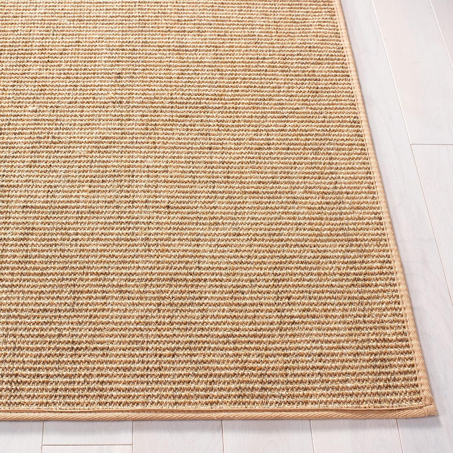 imageMartha Stewart x SAFAVIEH Area Rug Collection 9 x 13 Natural Brown Sisal amp Jute Farmhouse Style Ideal for Living Room Bedroom Office Dining Space MSR9501ABeige